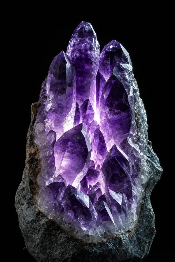 Large amethyst statement geode cluster